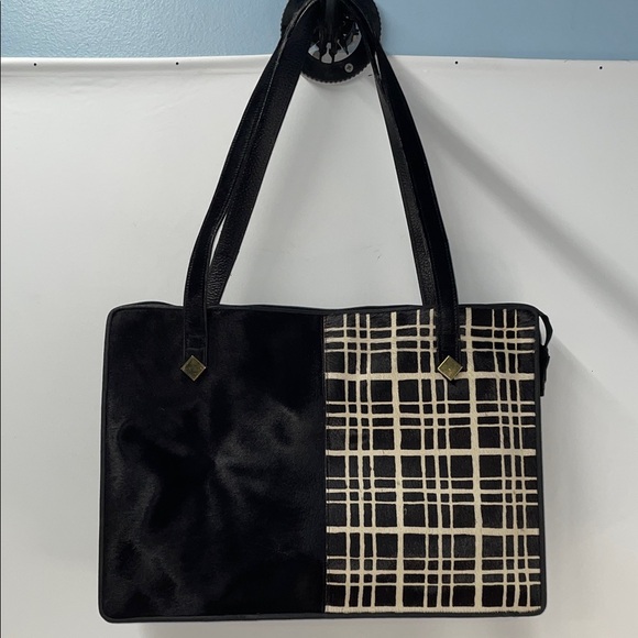 Albanese Handbags - ALBANESE VINTAGE ITALIAN PONY HAIR TOTE BAG FTL-03-002